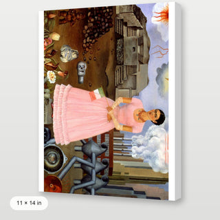 Kahlo - Self Portrait On The Mexican Border