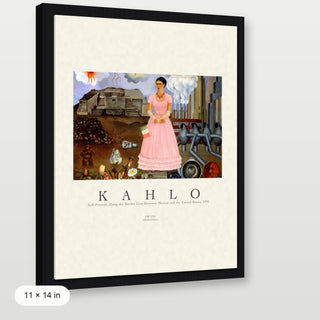 Kahlo - Self Portrait On The Mexican Border