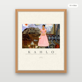 Kahlo - Self Portrait On The Mexican Border