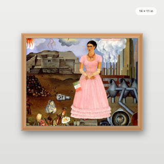 Kahlo - Self Portrait On The Mexican Border
