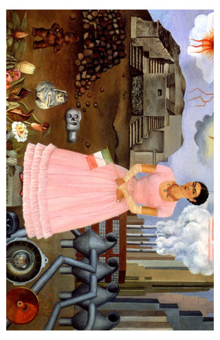 Kahlo - Self Portrait On The Mexican Border