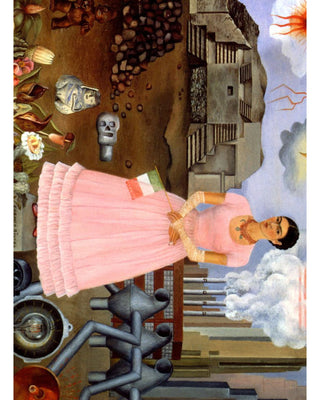 Kahlo - Self Portrait On The Mexican Border
