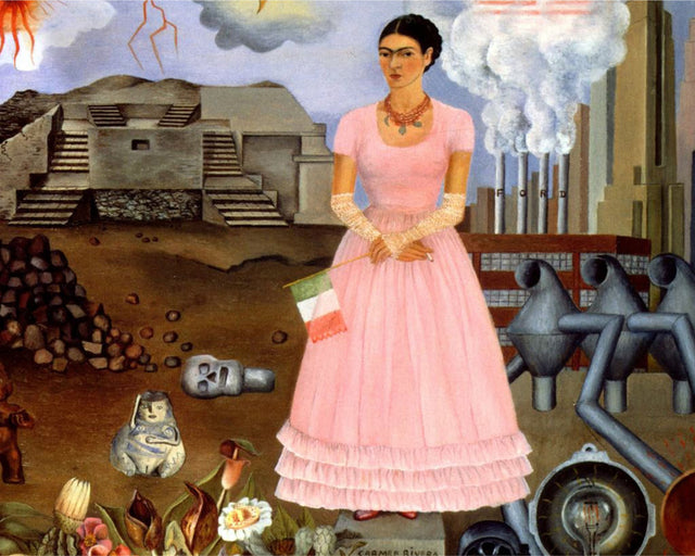 Kahlo - Self Portrait On The Mexican Border, Full Bleed