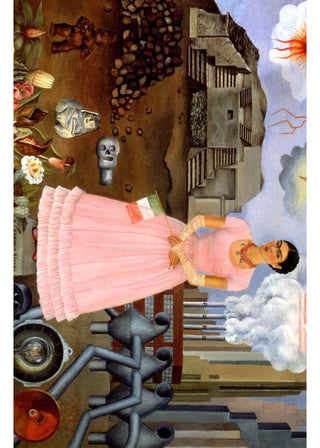 Kahlo - Self Portrait On The Mexican Border