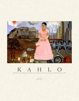 Kahlo - Self Portrait On The Mexican Border