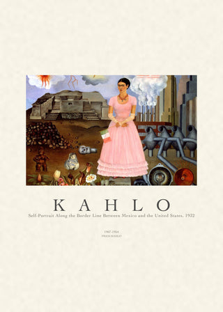 Kahlo - Self Portrait On The Mexican Border