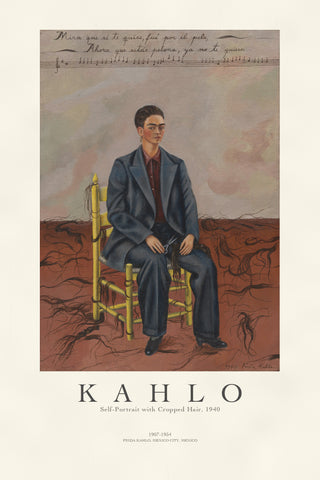 Kahlo - Self Portrait With Cropped Hair