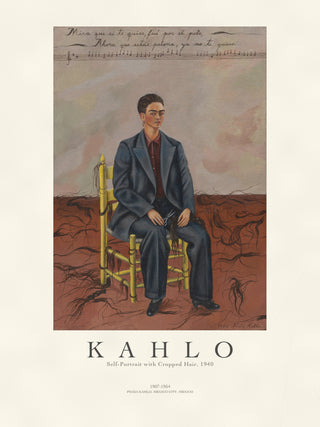 Kahlo - Self Portrait With Cropped Hair