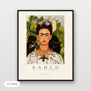 Kahlo - Self - portrait With Thorn Necklace And Hummingbird P2