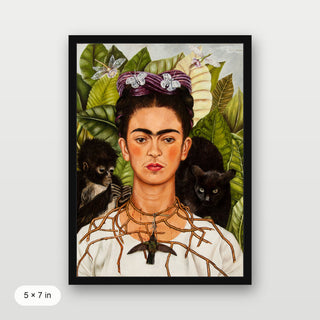 Kahlo - Self - portrait With Thorn Necklace And Hummingbird P2