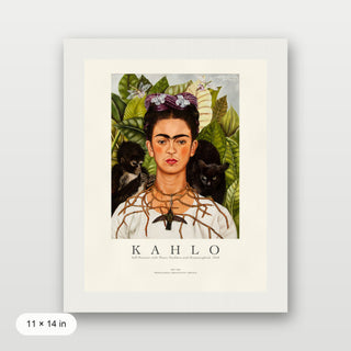 Kahlo - Self - portrait With Thorn Necklace And Hummingbird P2