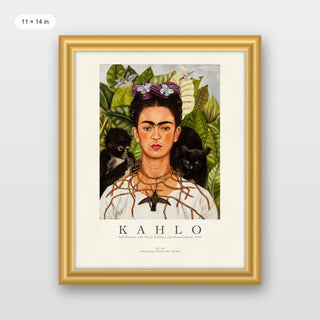 Kahlo - Self - portrait With Thorn Necklace And Hummingbird P2