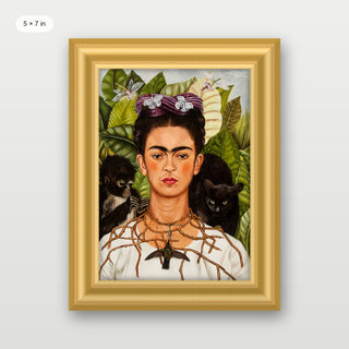 Kahlo - Self - portrait With Thorn Necklace And Hummingbird P2