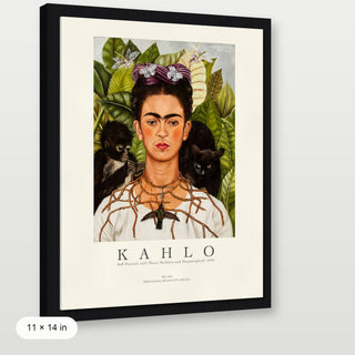 Kahlo - Self - portrait With Thorn Necklace And Hummingbird P2
