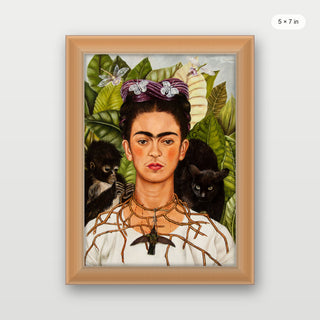 Kahlo - Self - portrait With Thorn Necklace And Hummingbird P2