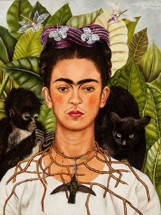 Kahlo - Self - portrait With Thorn Necklace And Hummingbird P2