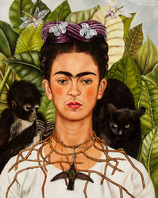 Kahlo - Self - portrait With Thorn Necklace And Hummingbird P2