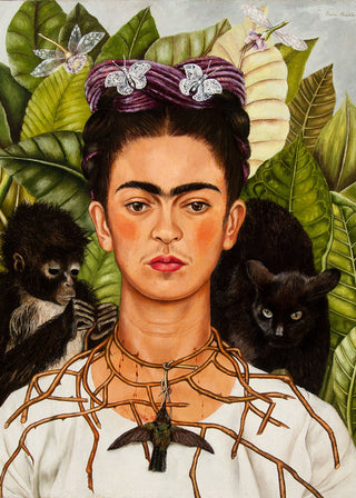 Kahlo - Self - portrait With Thorn Necklace And Hummingbird P2