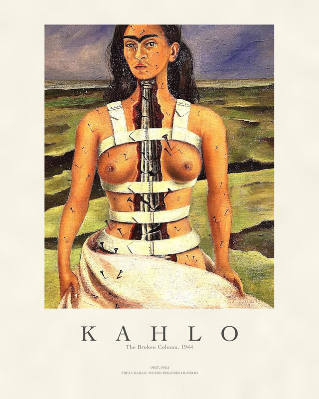 Kahlo - The Broken Column P1, Gallery Style