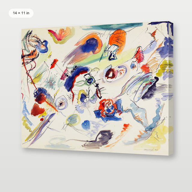 Kandinsky - First Abstract Watercolor, Gallery Wrap