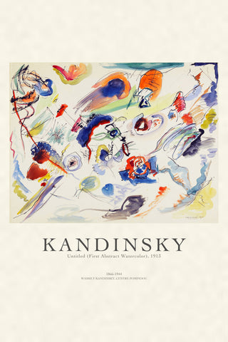 Kandinsky - First Abstract Watercolor