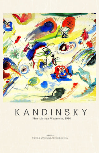Kandinsky - First Abstract Watercolor