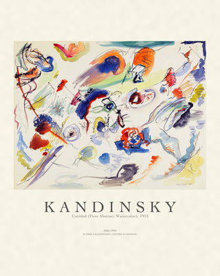 Kandinsky - First Abstract Watercolor