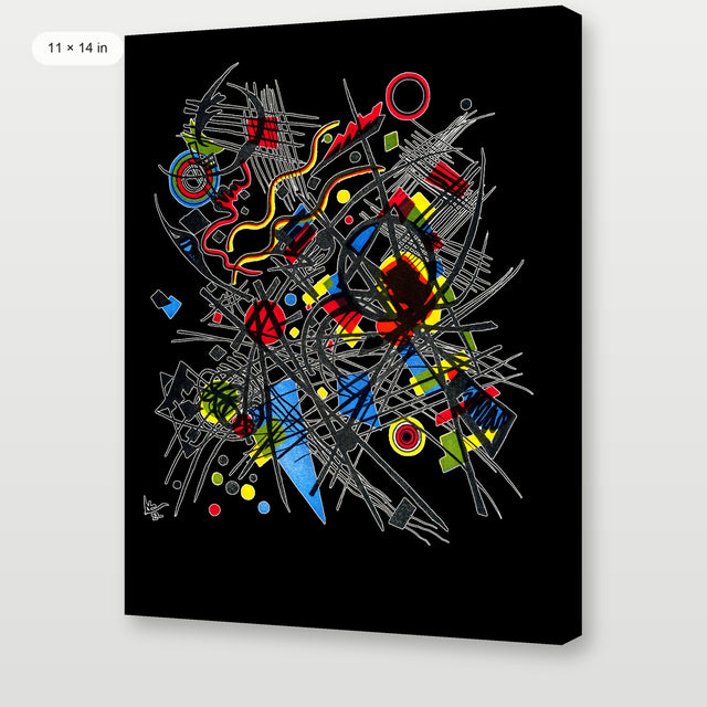 Kandinsky - Vierte Bauhausmappe, Gallery Wrap
