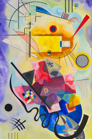 Kandinsky - Yellow - red - blue