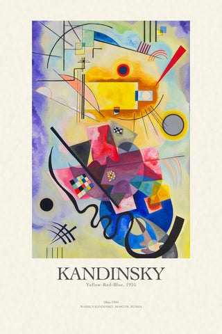 Kandinsky - Yellow - red - blue