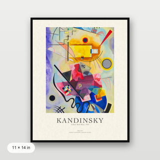 Kandinsky - Yellow - red - blue