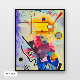 Kandinsky - Yellow - red - blue