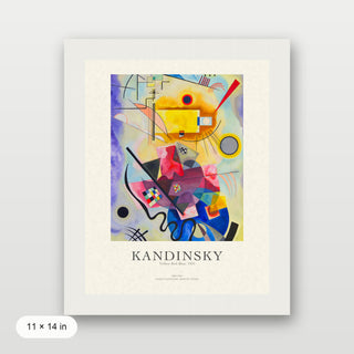 Kandinsky - Yellow - red - blue