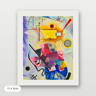 Kandinsky - Yellow - red - blue