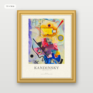 Kandinsky - Yellow - red - blue