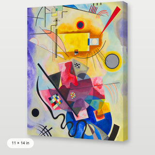 Kandinsky - Yellow - red - blue