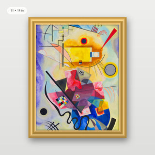 Kandinsky - Yellow - red - blue