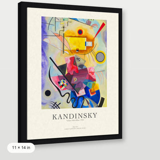 Kandinsky - Yellow - red - blue