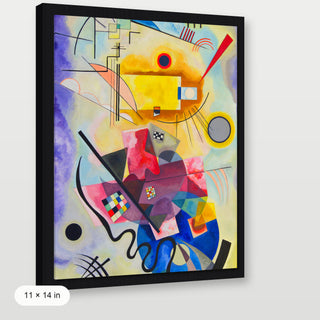 Kandinsky - Yellow - red - blue