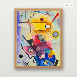 Kandinsky - Yellow - red - blue