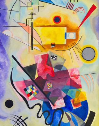 Kandinsky - Yellow - red - blue