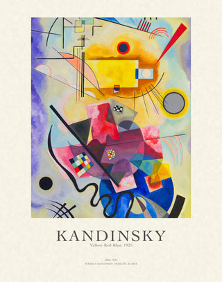 Kandinsky - Yellow - red - blue