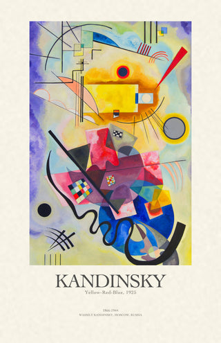 Kandinsky - Yellow - red - blue