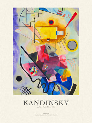 Kandinsky - Yellow - red - blue