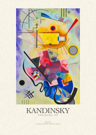 Kandinsky - Yellow - red - blue