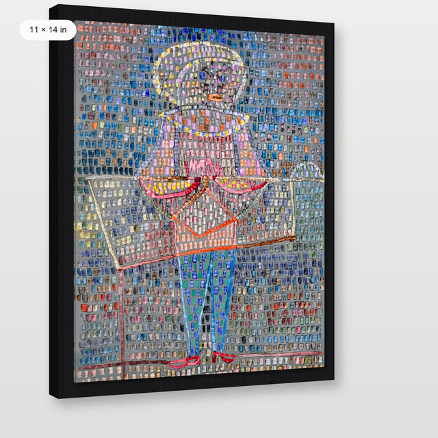 Klee - Boy in Fancy Dress, Black Floater Frame