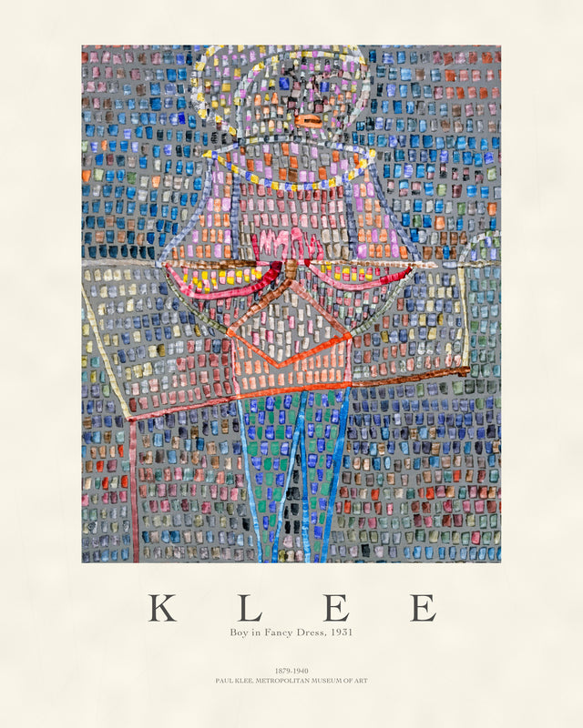 Klee - Boy in Fancy Dress, Gallery Style