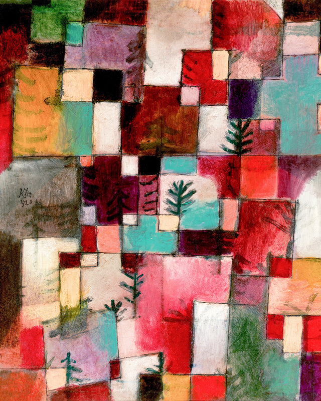Klee - Red Green and Violet, Full Bleed