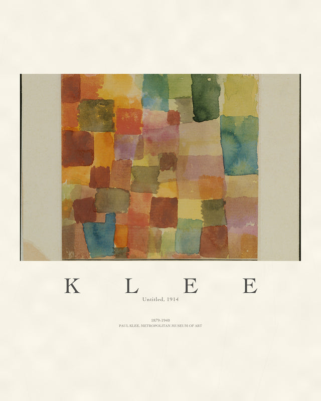 Klee - Untitled 1914, Gallery Style