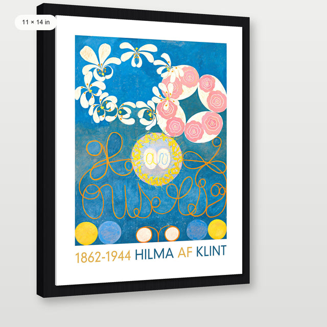 Klint - the Ten Largest, Black Floater Frame